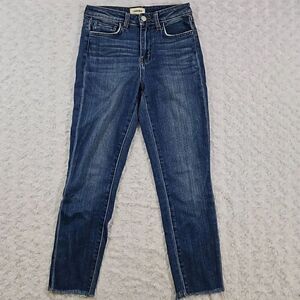 L'agence El Matador Slim High Rise Jean Rustic Blue Womens Size 25